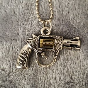 Revolver Charm Necklace